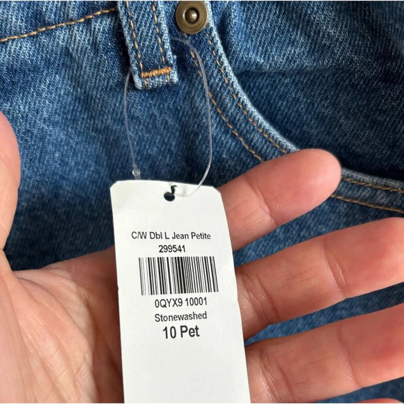 L.L Bean Womens Original Fit Relaxed Jeans Denim Blue Size 10 - Picture 7 of 13